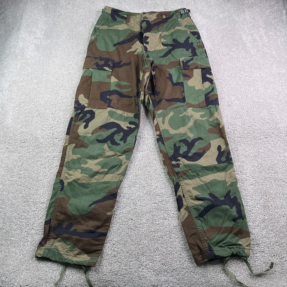 Vintage Propper Military Pants Mens Small Regular Woodland Camo Cargo BDU Combat